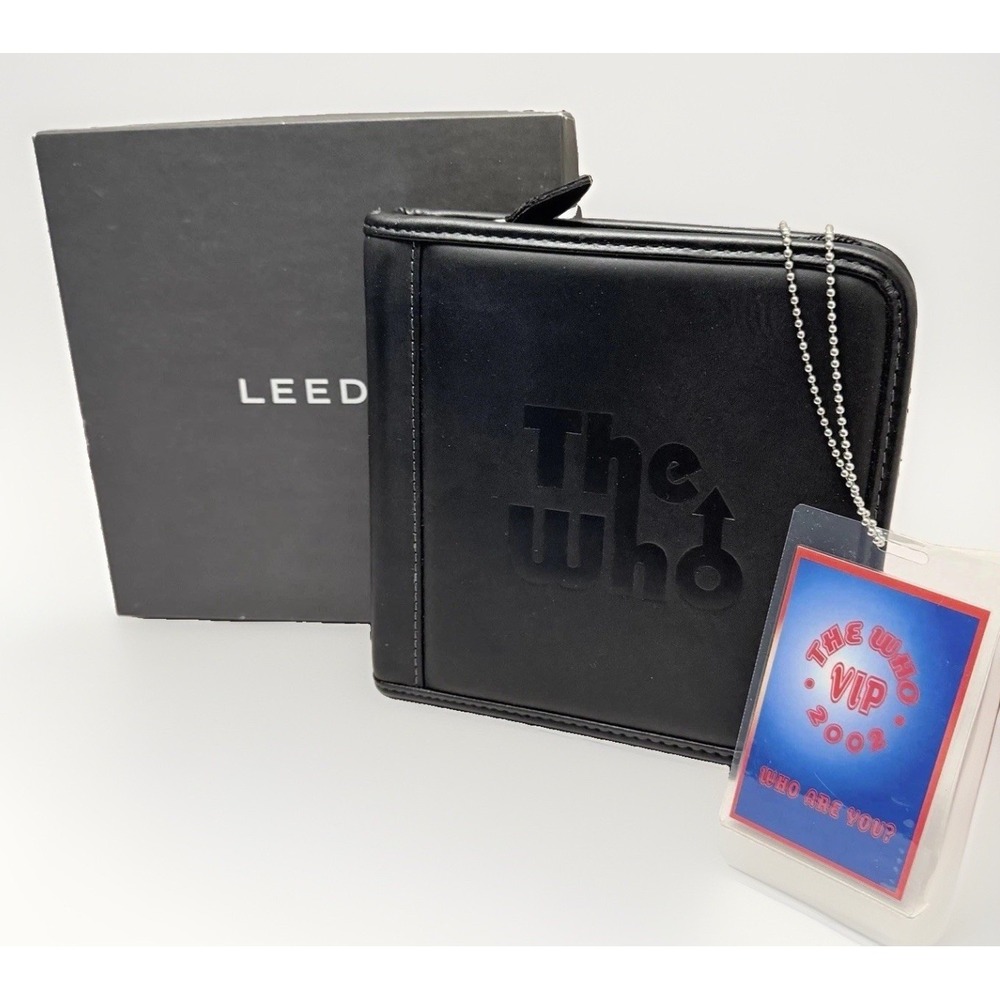 The Who Tour VIP Band Vintage ALL Access Pass CD Holder Backstage Mancave Gift